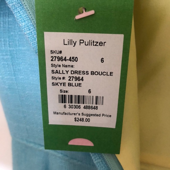 Lilly Pulitzer Sky Blue Midi Dress - Picture 5 of 6